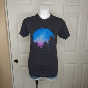 McGovern Outdoor Yosemite National Park Night Sky Short Sleeve Tee sz S